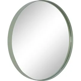 Spinder Spiegel SPINDER DESIGN "DONNA 5", grün (dusty grün), B:90cm H:90cm T:6cm Ø:90cm, Stahl, glasspiegel, Spiegel, Wandspiegel aus Stahl