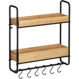 Wenko Wandregal Loft braun 48,0 x 15,0 x 52,0 cm