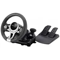 maxx tech Pro Racing Wheel Kit Controller Schwarz Nintendo Switch