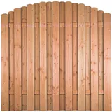 Tetzner & Jentzsch Lamellenzaun 180 x 180 cm Natur Holz