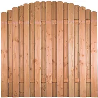 Tetzner & Jentzsch Lamellenzaun 180 x 180 cm Natur Holz