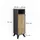 Vicco Leano Midischrank 30 x 97 cm Anthrazit/Bergeiche