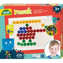 Lena Mosaik Set transparent 80 Stecker 15 mm
