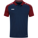Jako Herren Shirt Polo Performance Marine/Rot, M