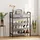 Homcom Schuhregal 70 x 88 x 30 cm mit Schublade grau