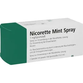 Nicorette Mint Spray 2 x 13.2 ml