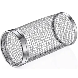 KÜCHENPROFI Grillkorb RONDO Edelstahl 20,5 x 9,5 cm