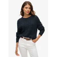 Superdry für Damen. W6110610A Slouchy Cable Pullover (M), Lässig,
