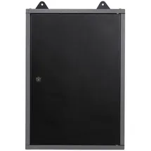 Ondis24 Hängeschrank Metall 42 cm schwarz abschließbar