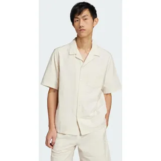 Adidas Essentials Seersucker Hemd - Wonder White - XS