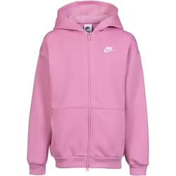 Nike NSW CLUB FLEECE Sweatjacke Mädchen in magic flamingo-white, Größe 158/164 - rosa