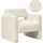 Beliani Sessel HALLSBERG Bouclé 0 x 0 x 0 cm Cremeweiß
