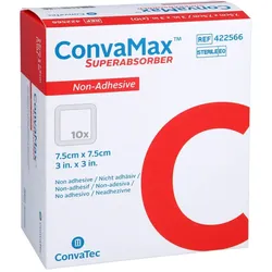 Convamax Superabsorber nicht adh siv 7,5x7,5 cm