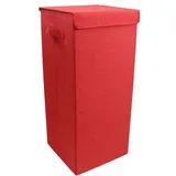 VCM Wäschekorb Wäschebox Stoffbox Deckel Dreso L