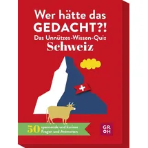 Groh Verlag Wer hätte das gedacht?! Das Unnützes-Wissen-Quiz Schweiz