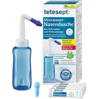 tetesept Meerwasser Nasendusche Set (inkl. 4 Beutel Nasenspülsalz)