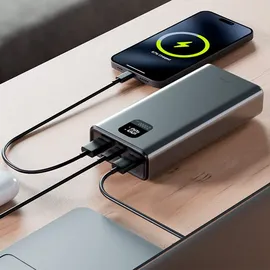 allity APB-100 PD QC 22.5W 20000 mAh Quick Charge, USB LiPo USB-C®, USB-A Grau