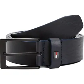 Tommy Hilfiger Herrengürtel Leder 3,5 cm Blau 110