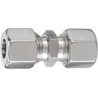 Riegler Gerade Verschraubung, Rohr-Außen- Ø6 mm, Edelstahl 1.4571, 100bar