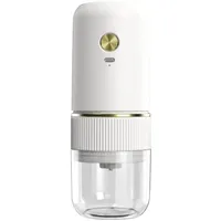 Elektrische Kaffeemühle, Tragbare USB Wiederaufladbare Espresso Kaffee Mühle mit Keramik Kegelmahlwerk und Einstellbaren Mahleinstellungen für Kaffeebohnen Gewürze Bohnen