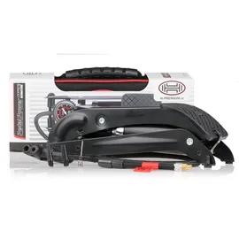 Heyner Premium-Fußluftpumpe 10 bar PedalPower PRO schwarz