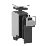 Buderus Abdeckhaube Bodenanschluss lang für INPA Außeneinheit WLW MB AR
