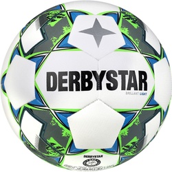 DERBYSTAR Brillant Dual-Bonded Light 350g Leicht-Fußball weiß/grün/blau 4