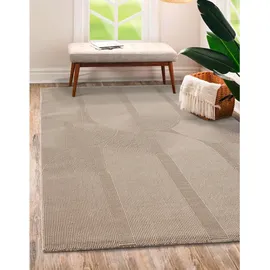 Novel Sign Webteppich 160 x 230 cm Beige
