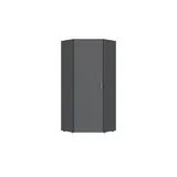 Sconto Tür für Eckschranklösung Multischrank-System - grau ¦ Maße cm B: 95 H: 185 T: 95.0