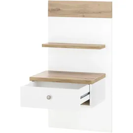 Home Affaire Schlafzimmer-Set HOME AFFAIRE "Westminster", weiß, B/H: 180cm x 200cm, Schlafzimmermöbel-Sets, beinhaltet 1 Bett, Kleiderschrank 3-türig und 2 Wandpaneele