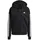Essentials 3-Streifen Full-Zip Fleece Damen Kapuzensweater schwarz L