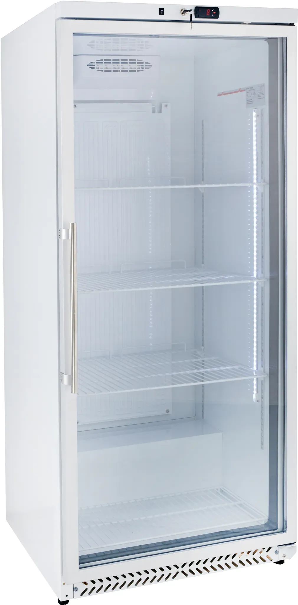 GastroHero Lagerkühlschrank ECO 380 mit Glastür