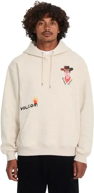 VOLCOM FA MICKEY MASON Hoodie 2026 dust heather - L