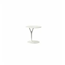 Frost Wishbone Tisch Tisch 1 - H 45cm, Ø 45cm | weiß