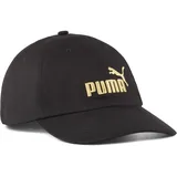 Puma ESS NO.1 Logo BB Cap BB-Kappen, PUMA Black-Gold-Logo,