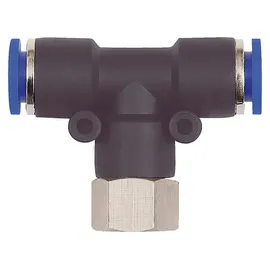 Riegler T-Steckverschraubung »Blaue Serie«, drehbar, G 1/8 innen, Ø4 mm