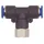 Riegler T-Steckverschraubung »Blaue Serie«, drehbar, G 1/8 innen, Ø4 mm