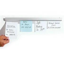 Catch-ball Infoboard Klemmleiste 100,0 cm weiß