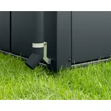 Hörmann Regenfallrohr-Set für Gerätehäuser 7 m2 Anthrazitgrau