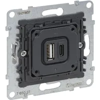 Legrand SEANO 2-fach USB-Ladesteckdose Weiß 1 St.