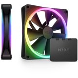 NZXT F140 RGB DUO Twin Pack 140 mm, 2 x), PC Lüfter, Schwarz