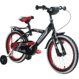 HI5FIVE Rebel R.E Kinderfahrrad mit Rücktritt, Stützräder und Gepäckträger 14 Zoll