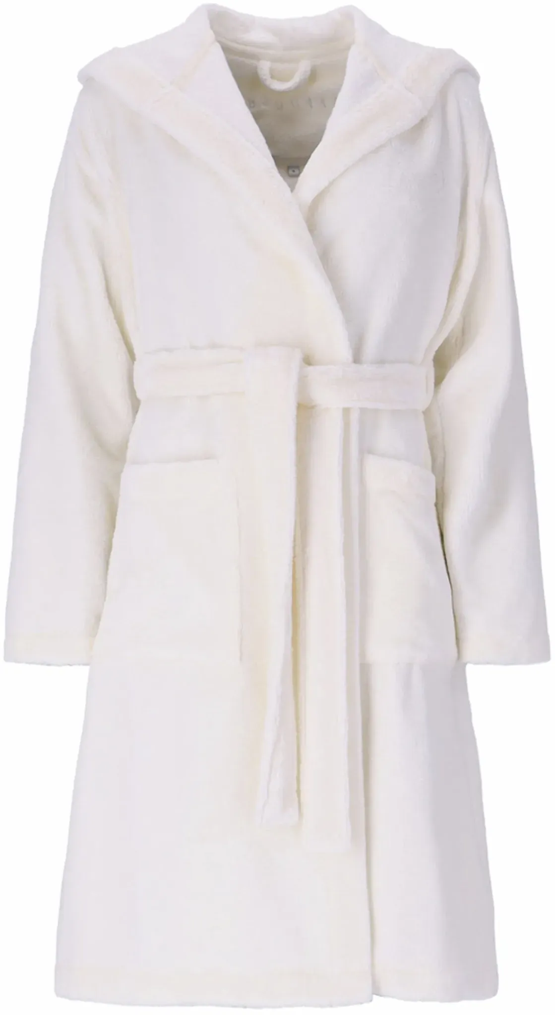 Bademantel BUGATTI Gr. L, beige (ecru), L, 50% Baumwolle, 50% Polyester, Hausmäntel, Bademantel, im edlen Design