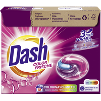 Dash Colorwaschmittel Caps 3in1 Color Frische 18 WL - 18.0 WL