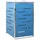 vidaXL Mülltonnenbox 69 x 77,5 x 113 cm blau