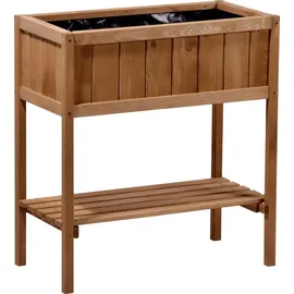 Dobar Hochbeet 76 x 40 x 80 cm Braun