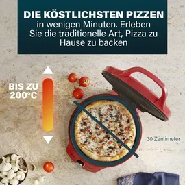 Princess Pizza-Maker Ø 32 cm rot