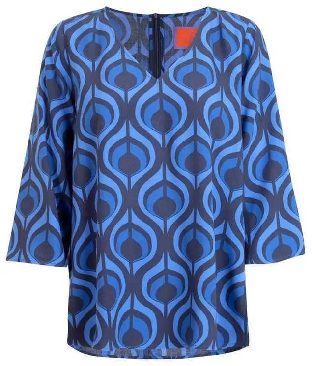 Lieblingsstück Klassische Bluse Damen Bluse RYANDYL 3/4-Arm (1-tlg) blau 40