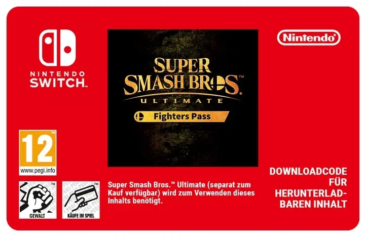 Super Smash BrosTM Ultimate: Fighters Pass 24.99EUR eGift