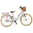 Volare Blossom 24" RH 33.5 cm Weiß 3-Gang Rücktrittbremse